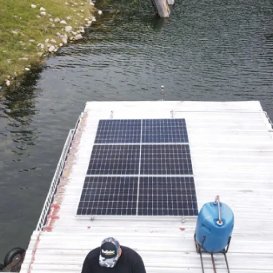 Energía Solar en Catamarán