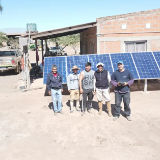 Sistema Solar Fotovoltaico en La Buen Agua - Anta