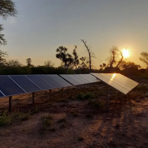 Bombeo solar en Cap. Pagé - Salta