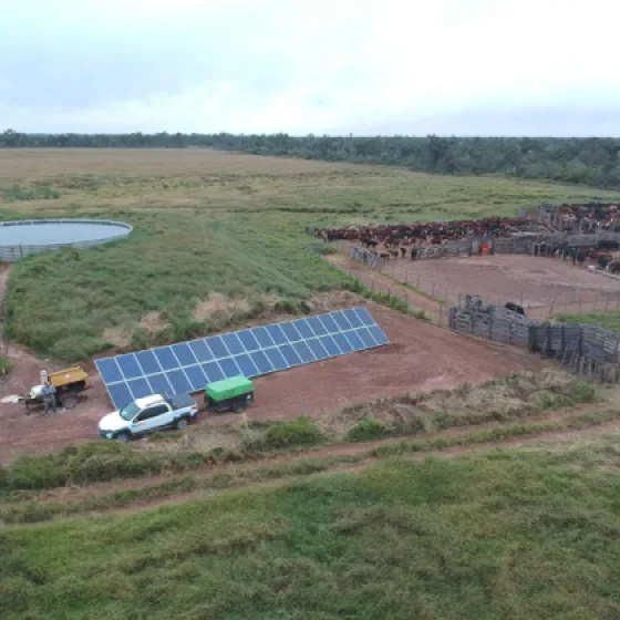 Bombeo Solar en La Buen Agua - Anta, Salta
